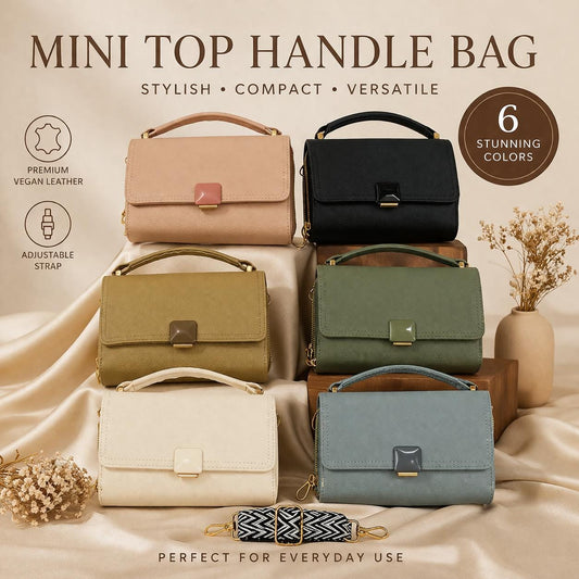 Crossbody Purse Women Pebbled Leather Handbag Structured Top Handle Designer Gift