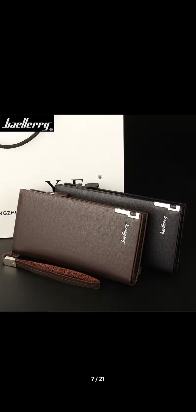 Women’s Luxury Long Clutch Wallet with Wrist Strap – Elegant Everyday Purse