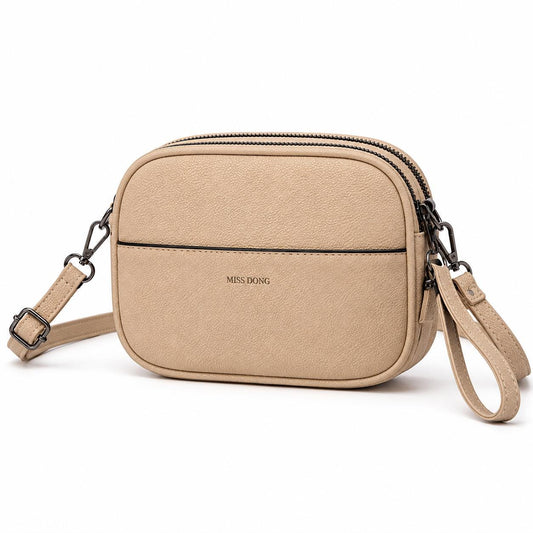 Crossbody Bag, Multi Compartment Shoulder Purse, Everyday Travel Handbag