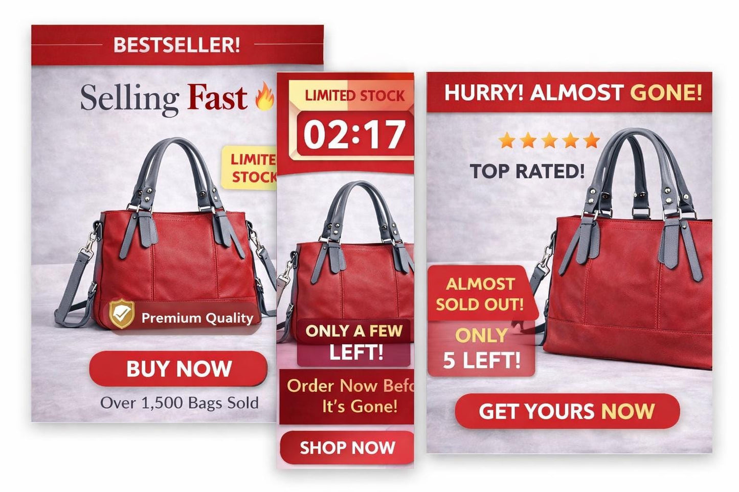 Genuine Leather Handbag | Everyday Shoulder Crossbody Bag