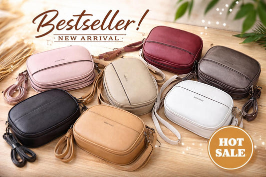 Crossbody Bag, Multi Compartment Shoulder Purse, Everyday Travel Handbag