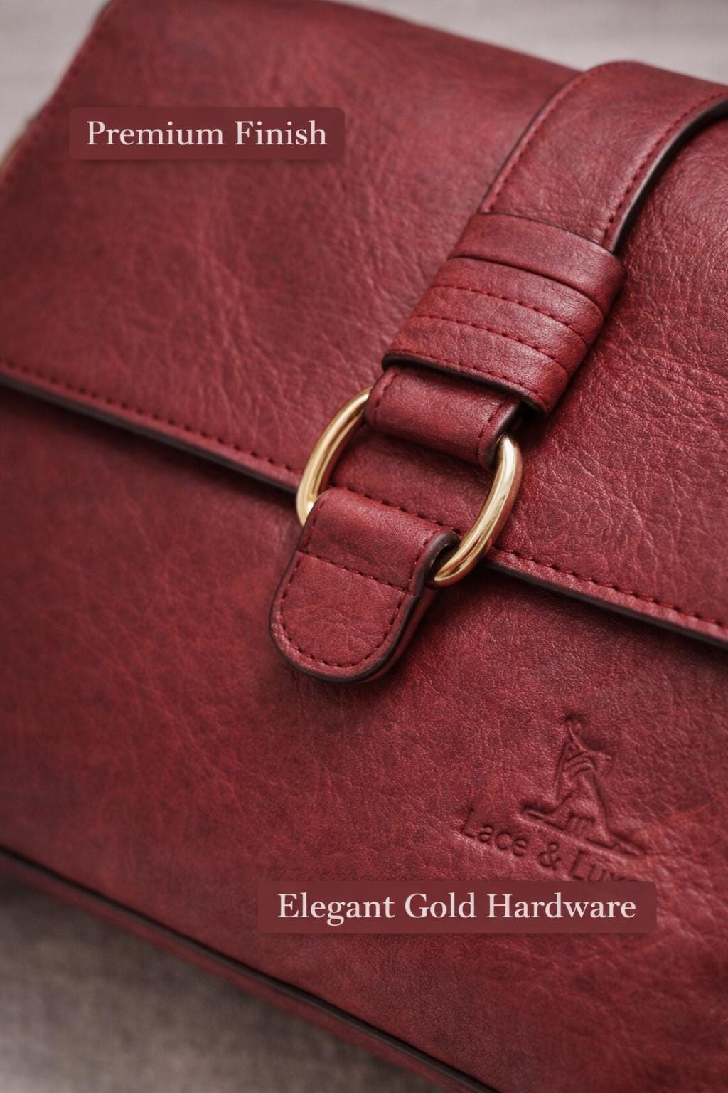 Genuine Leather Crossbody Bag for Women, Small Everyday Shoulder Purse, Adjustable Strap Handbag