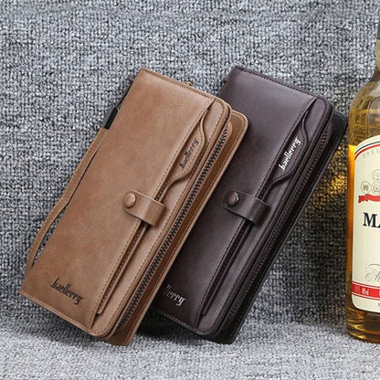 Phone Wallet for Women and Men, Multi Pocket Wristlet Purse, Zipper Travel Organizer, Cell Phone Holder, Gift for Her