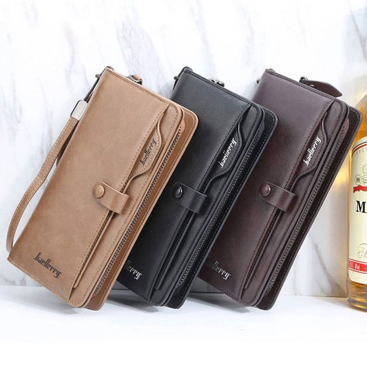 Phone Wallet for Women and Men, Multi Pocket Wristlet Purse, Zipper Travel Organizer, Cell Phone Holder, Gift for Her