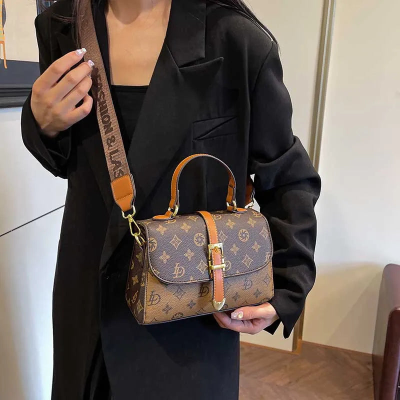 Luxury Designer-Inspired Handbag Collection – Monogram & Checkered Shoulder Bags