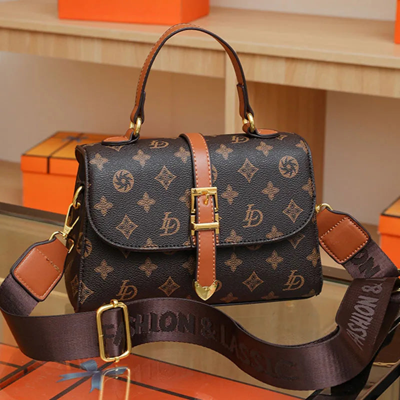 Luxury Designer-Inspired Handbag Collection – Monogram & Checkered Shoulder Bags