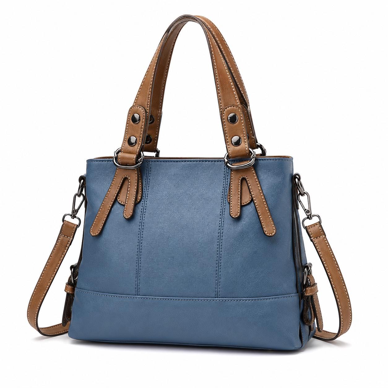 Genuine Leather Handbag | Everyday Shoulder Crossbody Bag