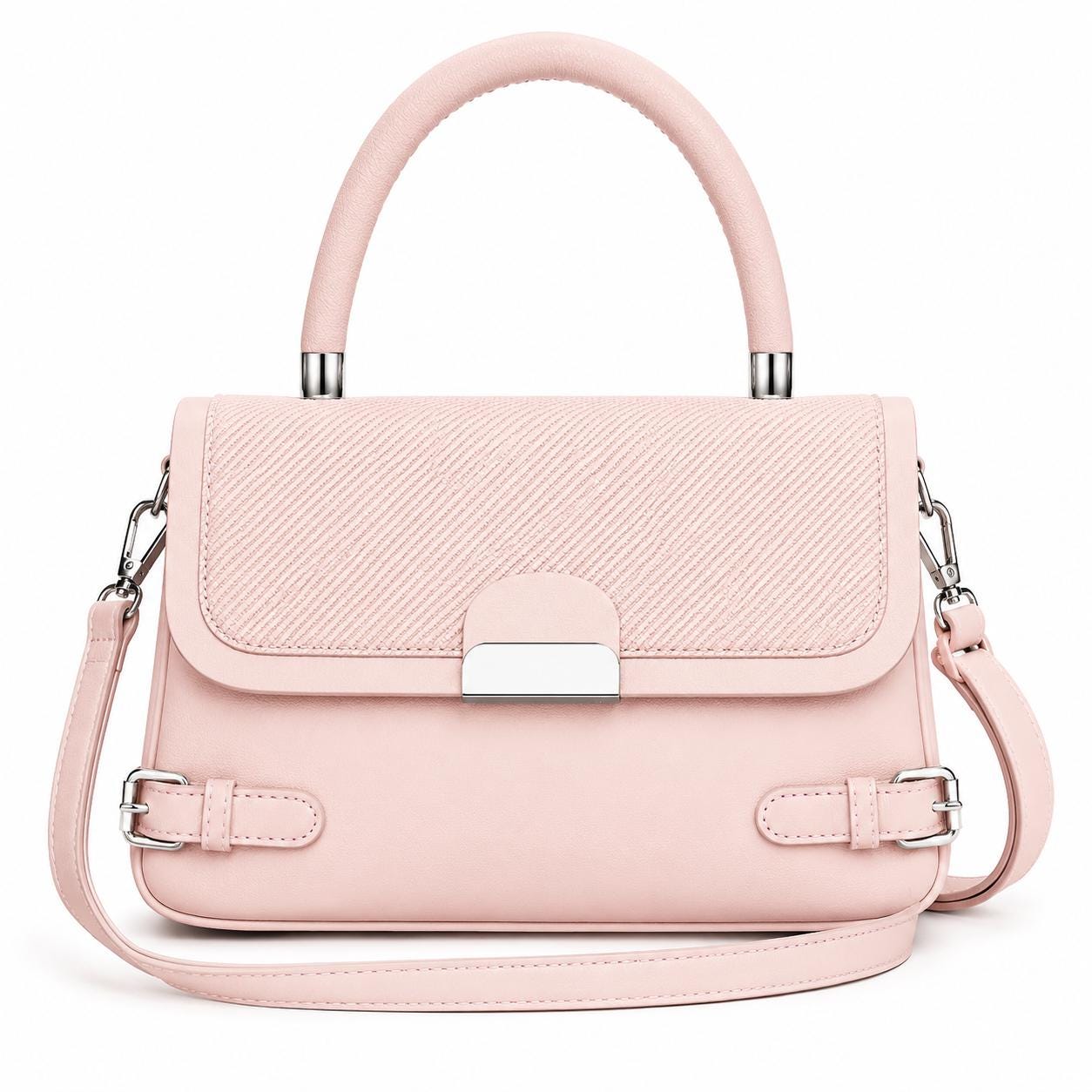 Crossbody Satchel, Two Tone Leather Boho Handbag