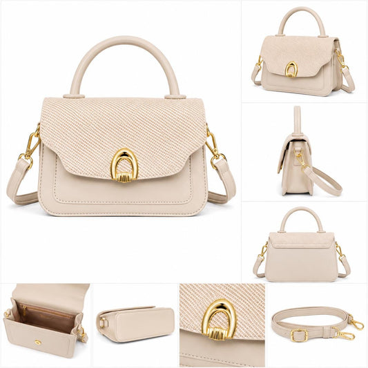 Woven Straw Handbag, Blush Vegan Leather Crossbody, Gold Hardware Purse